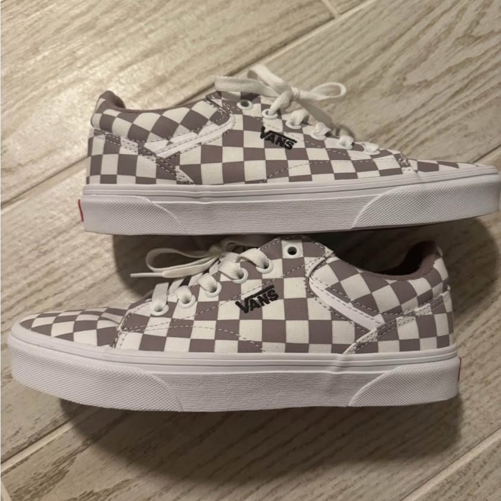 NEW Vans Seldan | Gray and White Checkerboard